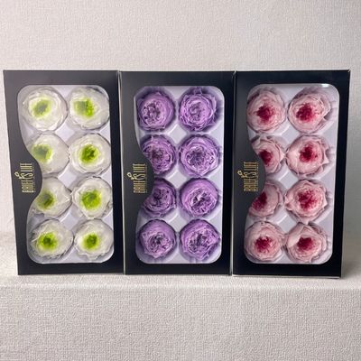 Bom preço. Flor preservada Rosa Austin romântica presente de Dia dos Namorados material de buquê feito à mão on-line