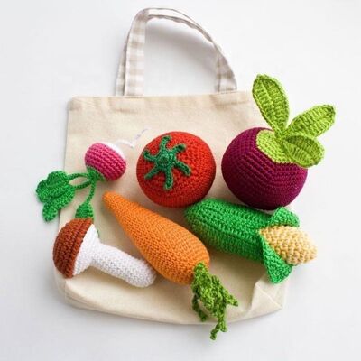 Bom preço. Amigurumi Baby Play Cute Vegetable Crochet Handmade Baby Toys on-line