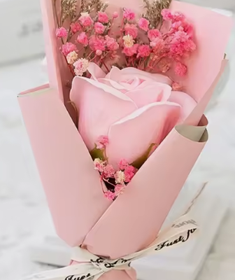 Bom preço. Mini Rosa de Sabão Bouquet Unico Bolsa Casamento e Dia dos Namorados presentes Flores de Sabão Seco on-line