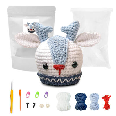 Bom preço. Venda quente DIY Boneca de Crochê Pura Feito à Mão com Fio de Algodão e Seda Conjunto de Materiais Decoração de Natal por Atacado on-line