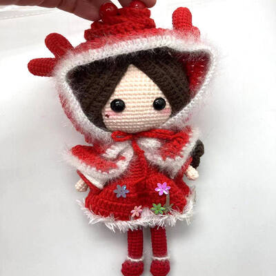 Bom preço. Bonecas de crochê recheadas feitas à mão personalizadas, design criativo, brinquedos infantis tecidos à mão on-line