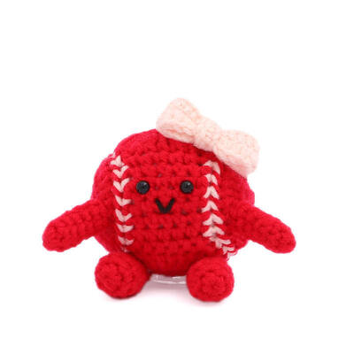 Bom preço. Atacado Venda Quente Esportes Beisebol Crochet Amigurumi Manual bonecas para decoração Ornamentos Presentes de Festas on-line