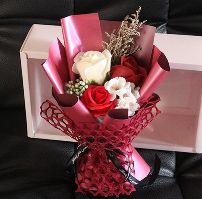 Bom preço. Venda Quente Sabão Flores Bouquet Caixa de Presente Flor Artificial Flor Seca Para O Aniversário Dia dos Namorados Natal Para O Dia das Mães on-line