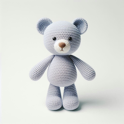 Bom preço. Crochet Amigurumi Urso Crochet Boneca Bebê Macio Urso de Pelúcia brinquedo animal para crianças on-line