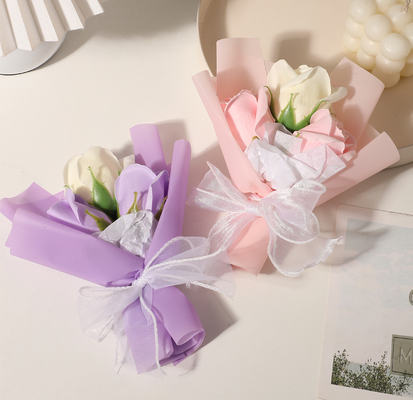 Bom preço. Portagem de venda a retalho Sapão Aromático à mão Bouquet Flor Rosa Cravinho Mini Box Pack Quadrado para Casamento Dia da Mãe Multi-Festa Party presentes on-line