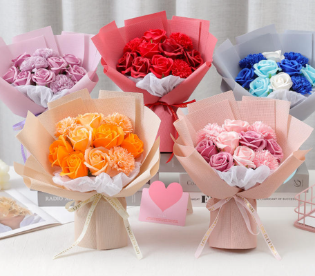 Bom preço. Venda Quente Sabão Flores Bouquets para o Dia da Mãe Dia dos Namorados presente on-line