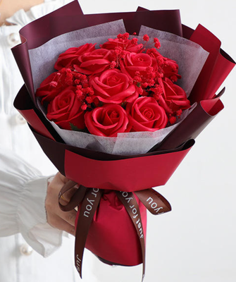 Bom preço. Venda Quente Cravinho Criativo Rosa Sabão Bouquet de Flores para o Dia dos Namorados Regalo de Aniversário Regalo do Dia das Mães Flor Eterna on-line