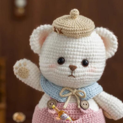 Bom preço. Brinquedo de algodão de algodão feito à mão Amigurumi Brinquedo de algodão de algodão de algodão de algodão para meninas e meninos Bebê Pequeno-almoço Criança Animais de algodão OEM Feito no Vietnã on-line