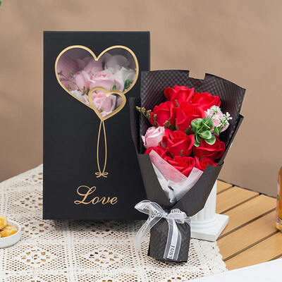 Bom preço. Simulação feita à mão Rosa Sabão Bouquet de flores Moderno Eco-friendly Dia da Mãe do Dia dos Namorados Presente Grátis Transfronteiriço Presente on-line