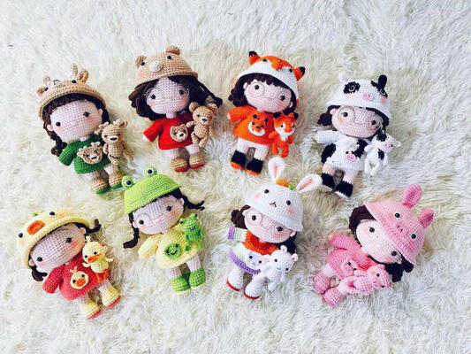 Bom preço. Melhor Promoção Boneca de crochê para natal com fio de algodão artesanal para animais de estimação on-line