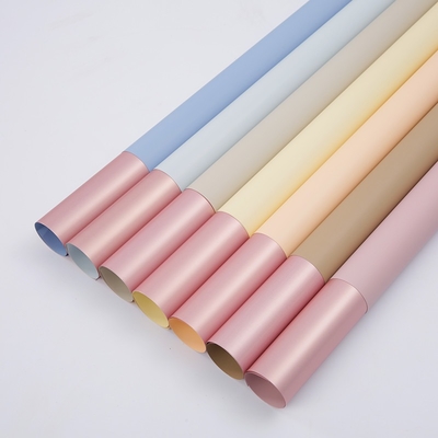 Bom preço. Florista dobro personalizado Wrapping Paper da cor papel impermeável do ramalhete de 60 mícrons on-line