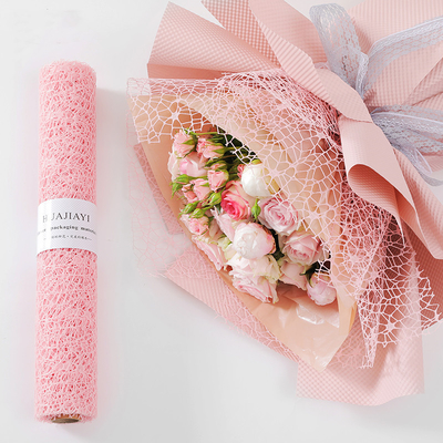 Bom preço. Rolo impermeável 50cm*5Y do papel de Mesh Eco Friendly Florist Wrapping da aranha on-line