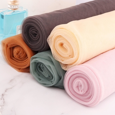 Bom preço. Ilusão nupcial Mesh Fabric da tela 160cm do tule do vestido de casamento do alto densidade on-line