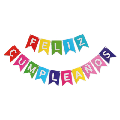 Bom preço. Feliz Cumpleanos Party Decoration Items impresso Garland Fishtail Swallow Tailed Flag on-line