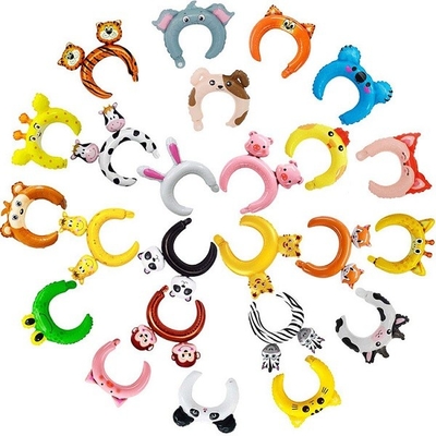Bom preço. OEM animal inflável dos balões da folha das faixas dos desenhos animados da criança 24pcs on-line