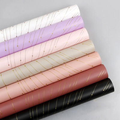 Bom preço Luxuoso buquê florista papel de embrulho 70 g/m2 com pelo menos 50 micrômetros on-line